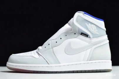 WHITE HIGH - JORDAN BLUE CK6637-104 RETRO RACER ZOOM 1 1205